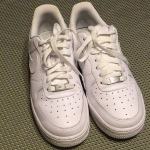 Nike Air AF 1 size 8 white sneakers for men